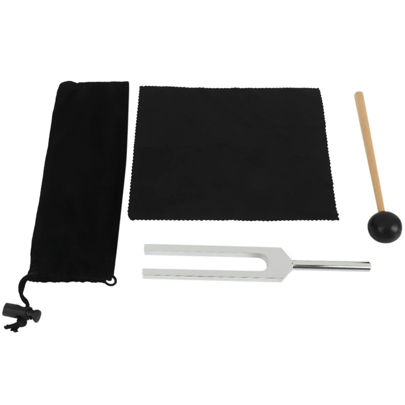 Tuning Fork 528HZ Tuner with Mallet Set for Healing Nervous System Reliever Stress Health Care Sound Therapy Healing Chakra