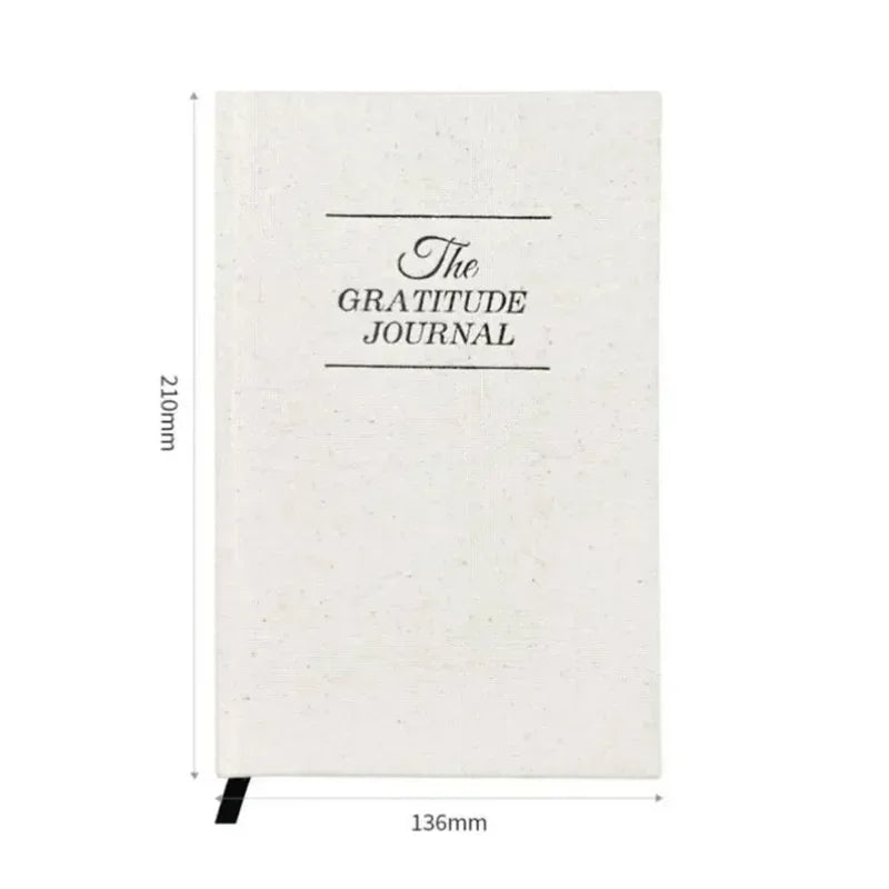 Hardcover & Mindfulness Size Five Minute Gratitude Manifestation Journal Daily Diary for Reflection Notebook The