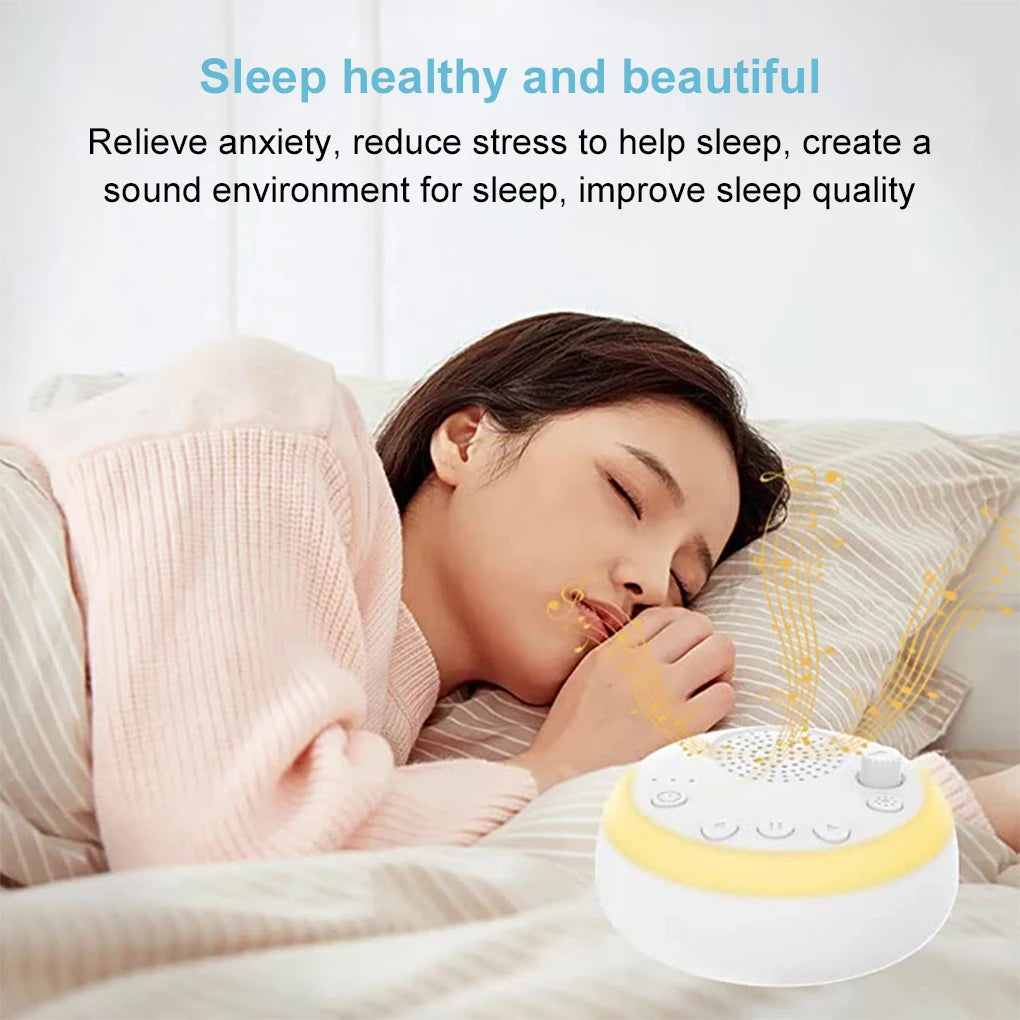 16 Soothing Sounds White Noise Sound Machine Sleep Sound Machine With 15 30 60 Minutes Timer for Adults Children