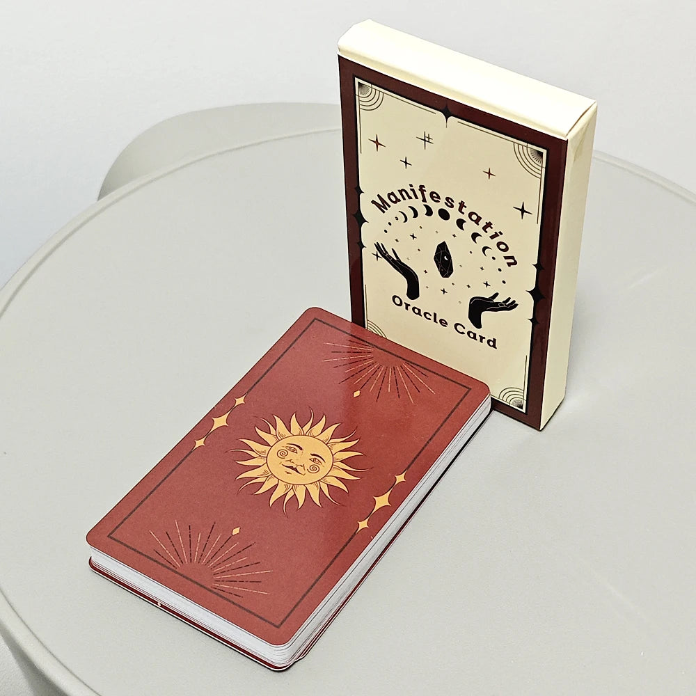 Manifestation Oracle Deck 33 Card Oracle Deck 10.3*6cm Manifest Your Dreams, Find Your Purpose, Tarot for The Soul