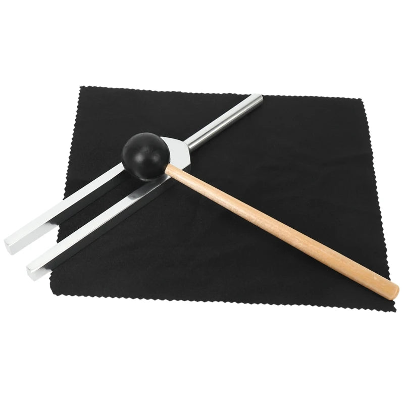 Tuning Fork 528HZ Tuner with Mallet Set for Healing Nervous System Reliever Stress Health Care Sound Therapy Healing Chakra