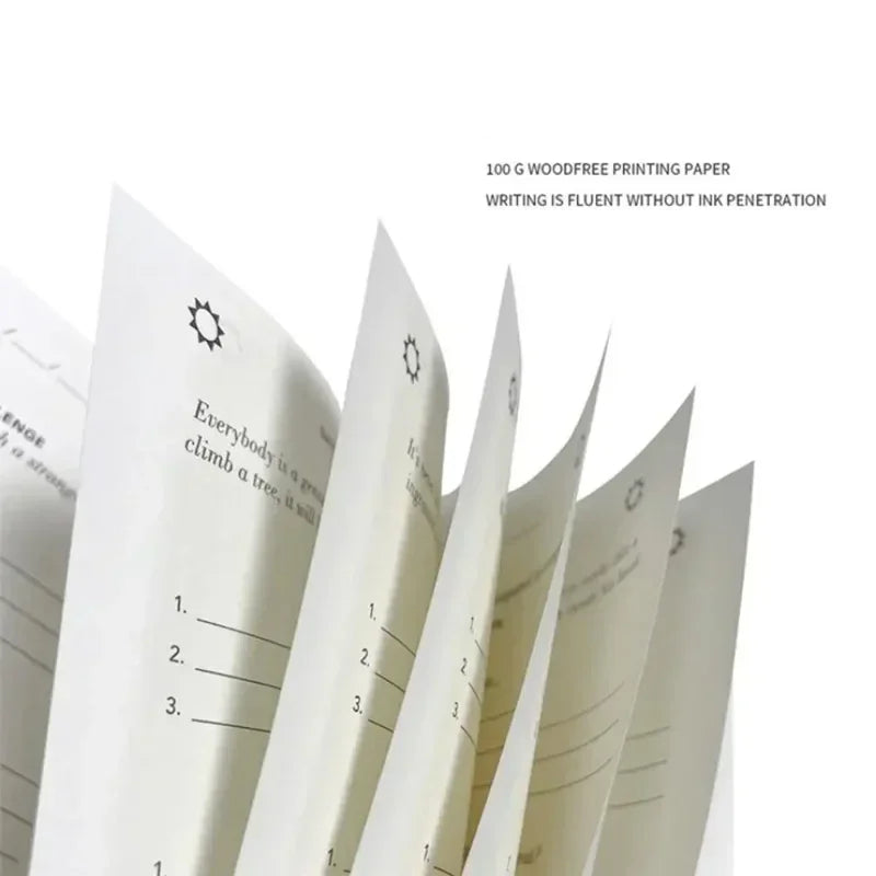 Hardcover & Mindfulness Size Five Minute Gratitude Manifestation Journal Daily Diary for Reflection Notebook The